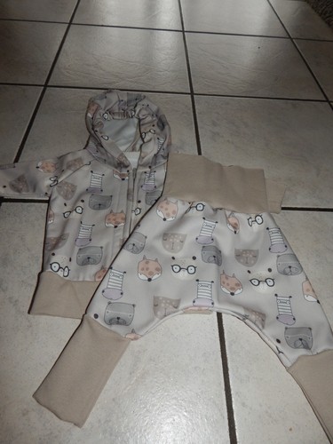 Kapuzenjacke mit pumphose - kapuzenjacke,